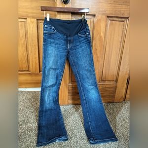 A Pea In The Pod Collection X 7 For All Mankind Maternity Jean Size 27 GUC